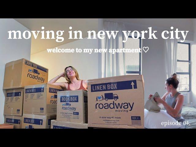 MOVING INTO MY NEW YORK CITY APARTMENT *a realistic moving vlog*