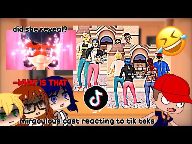 (THE END ) MIRACULOUS LADYBUG CHARACTERS REACTING TO TIK TOKS GACHA CLUB