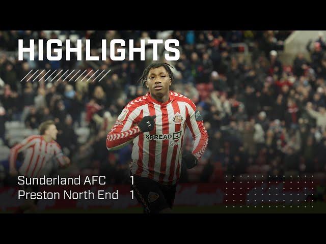 Mundle Wonderstrike Earns Point | Sunderland AFC 1-1 Preston North End | EFL Championship Highlights