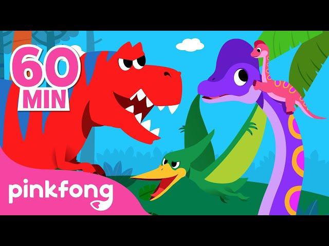 [BEST] Dinosaurs songs and more! | Compilation | Trex, Brachiosaurus | Pinkfong Rhymes for Kids