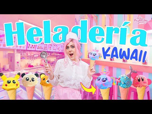 CONVERTÍ MI CASA EN UNA HELADERÍA KAWAII | MIS PASTELITOS