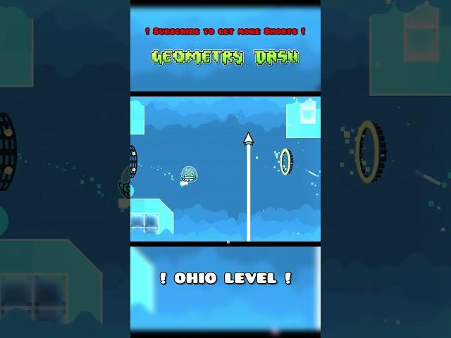 Geometry Dash Ohio Level #geometrydash #shorts #ohio