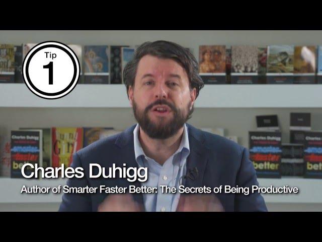 How Can You Be More Productive? Top 5 Tips | Smarter Faster Better | Charles Duhigg