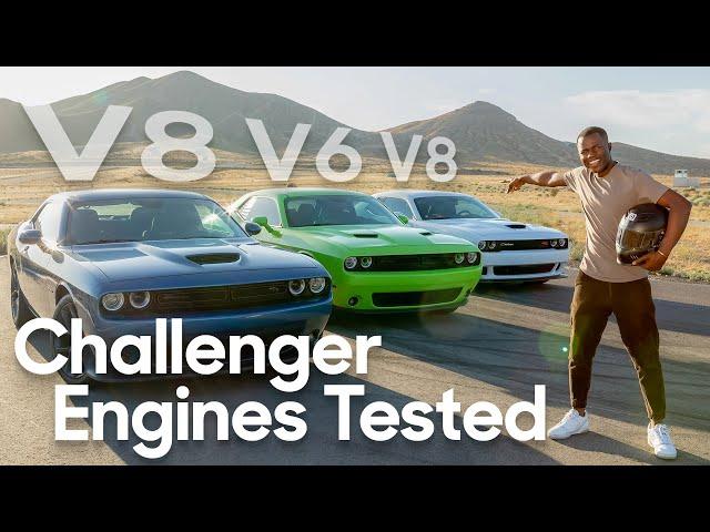 Picking the Best Used Dodge Challenger | Engine Comparison and Drag Race!