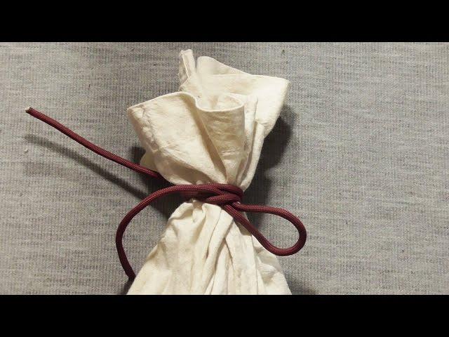 How To Tie A Bag Or Sack - How To Tie A Miller's Knot