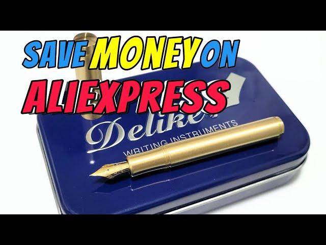 Delike Brass Pocket Pen + Aliexpress Discount Code