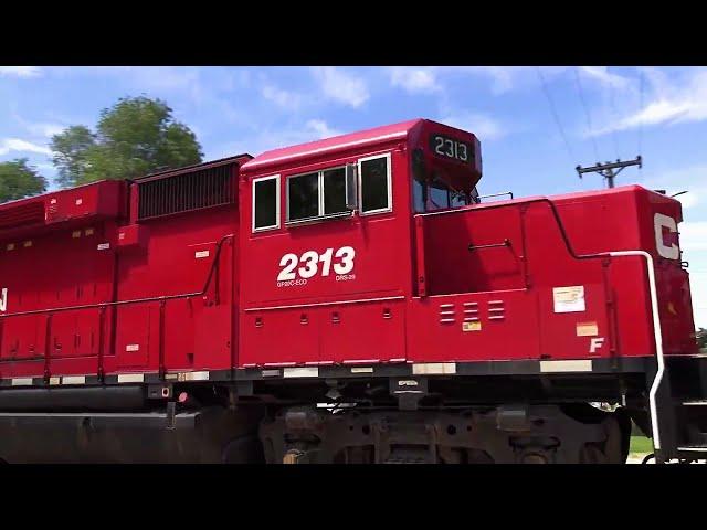 Switching At Davis Junction Illinois With  CP# 2313