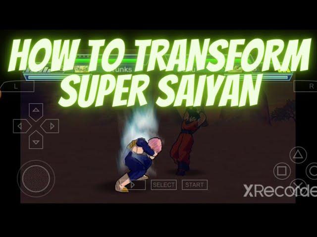 How to transform into Super Saiyan | Shin Budokai 2 |Super Saiyan Trunks