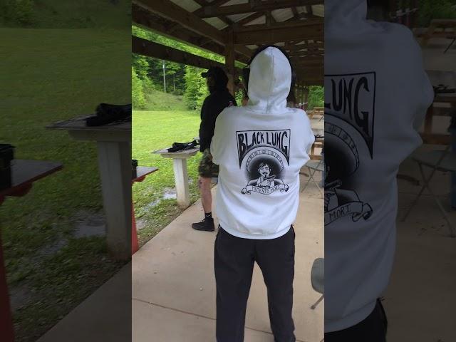 Rainy range days with boys over at blacklungtactical #edc #pov #pewpew #9mmpistol