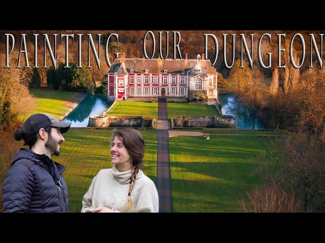 Painting Our Medieval Dungeon Metalwork | French Chateau DIY
