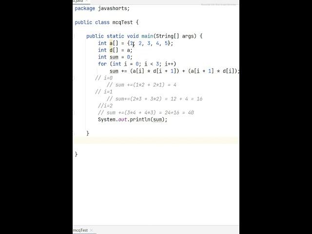 Q#16,Java interview Question | find the output | mind blowing java question in hindi #Shorts