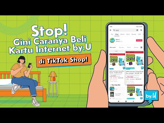 Intip Cara Beli Kartu Internet by.U di TikTok Shop!