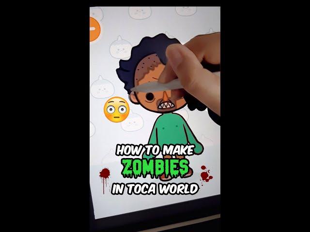 How to make toca zombie ‍️ #shorts #tocaboca #tocaedits #tocalifeworld #zombie #tocastory