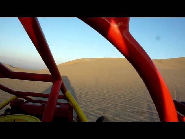 Sand boarding and Dune buggy fun in Huacachina, Peru