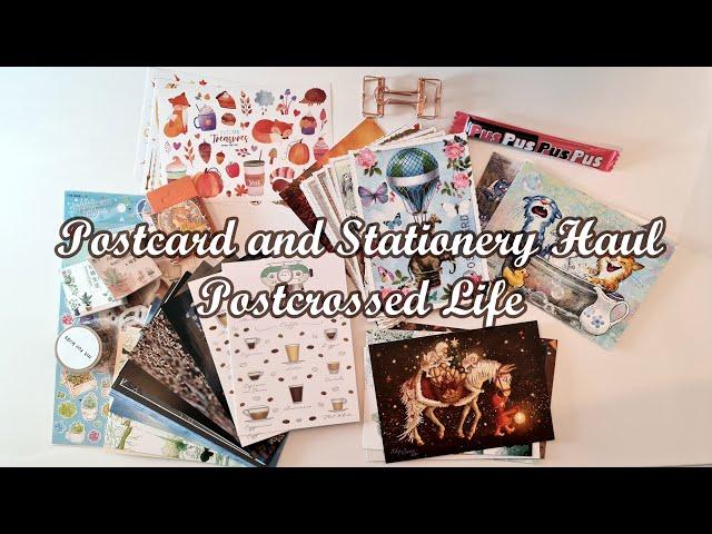 Postcard and Stationery Haul — Postcrossed Life #6