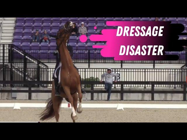 Dressage Disaster: Canadian Alexandra Duncan Elminated on Final Centerline - World Equestrian Center