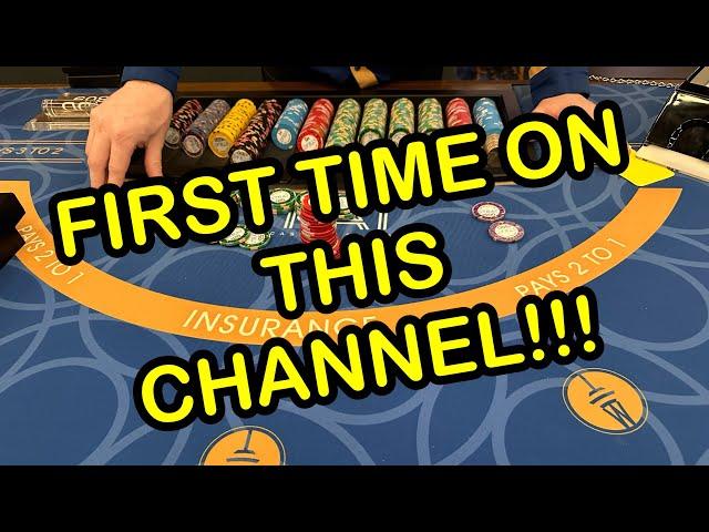 BLACKJACK in LAS VEGAS!! DOUBLE SESSION! FIRST TIME ON THIS CHANNEL!!