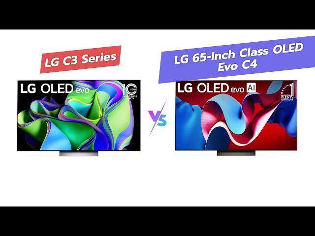  LG C3 vs C4 65" OLED TV Battle! 