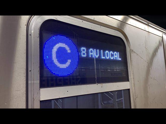 IND Subway: R211T (C) Local Train Ride from 168th Street to Euclid Avenue