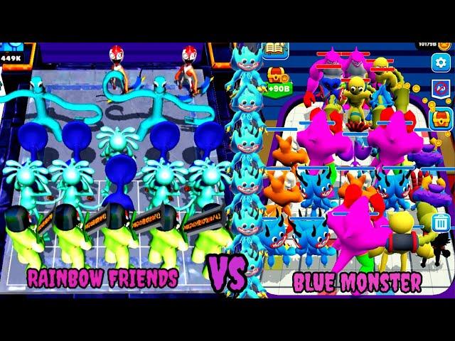 Merge Master Blue Monster vs Merge Monster Rainbow Friends Android Gameplay Part 2