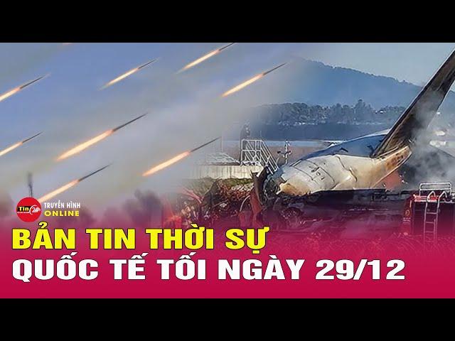 Thời sự quốc tế tối 29/12: Nạn nhân sống sót kể khoảnh khắc cuối cùng trên máy bay Hàn Quốc gặp nạn