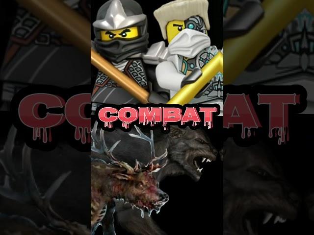 Wendigo & Skinwalker (Folklore) Vs. Zane & Cole (LEGO Ninjago)