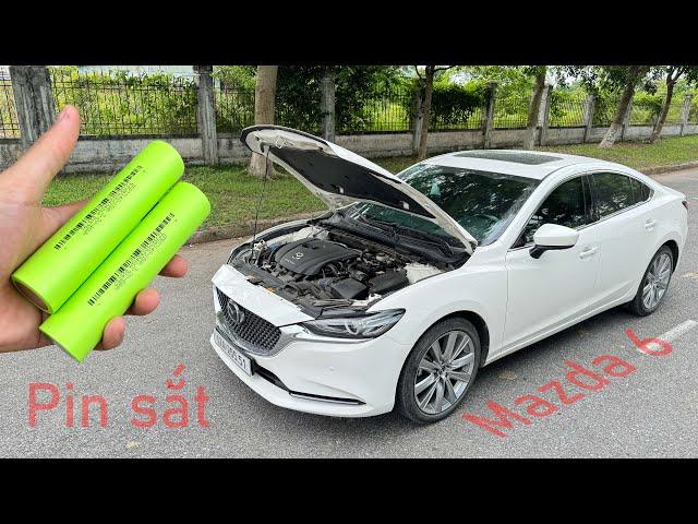 Thử chế Mazda 6 chạy Pin Sắt và cái kết . . .