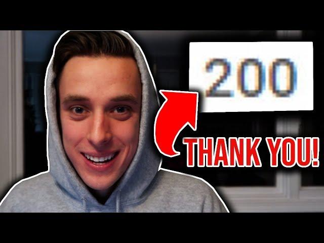 WE HIT 200 SUBSCRIBERS!! (THANK YOU!!)