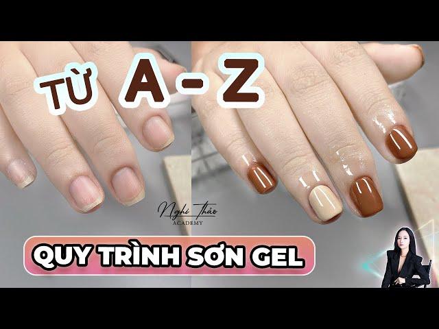 Quy trình Sơn gel từ a - z - Sơn gel bền đẹp