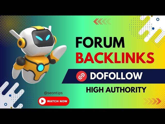 3 Dofollow Forum Backlinks - High Authority Dofollow Forum Backlinks for Your SEO