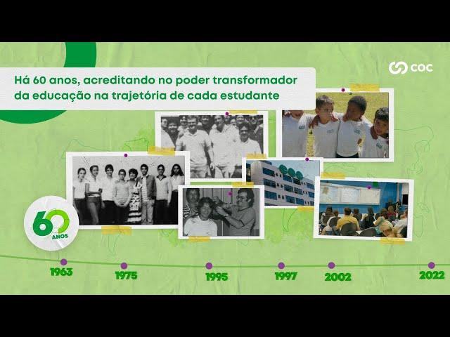 COC: Há 60 anos, acreditando no poder transformador da educação