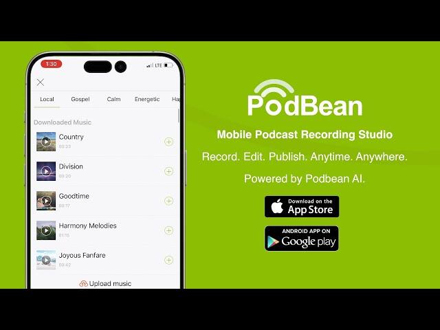 Podbean Mobile Recording Studio - Powered by Podbean AI