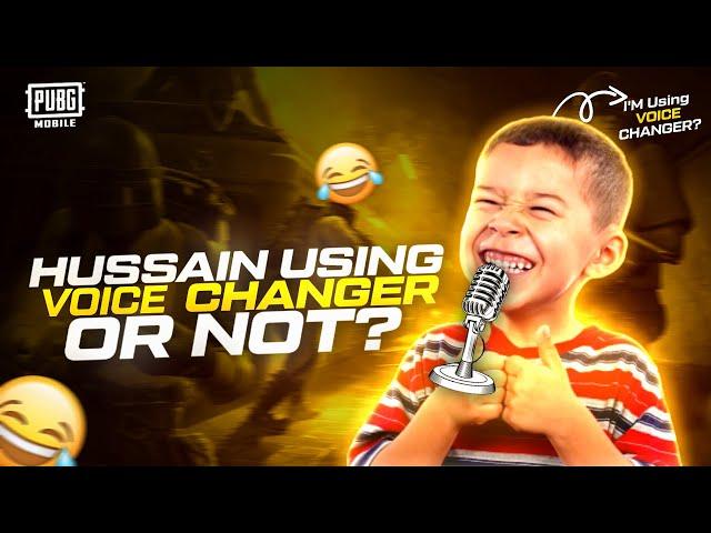 Hussain using voice chnager  #rabailrk #pubgmobile #funnyvideo