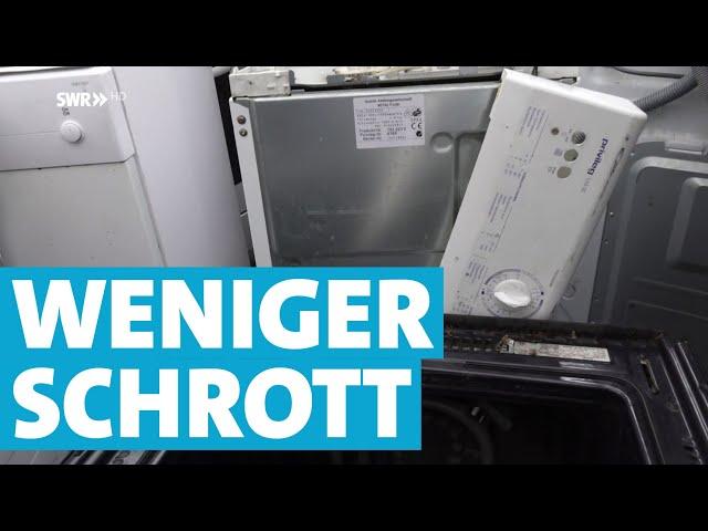 Weniger Elektroschrott durch neue Ökodesign-Richtlinie | SWR | Landesschau Rheinland-Pfalz