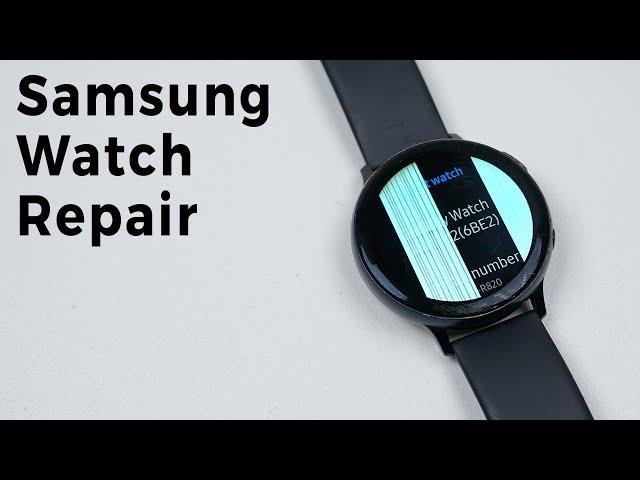 Salt Water Damaged Samsung Galaxy Watch Active 2 Restoration