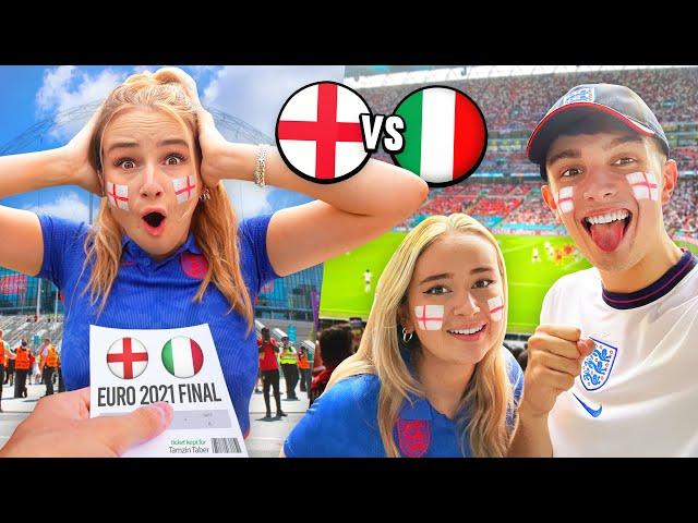 Surprising my Girlfriend with $10,000 EURO FINAL Tickets! (England vs Italy)