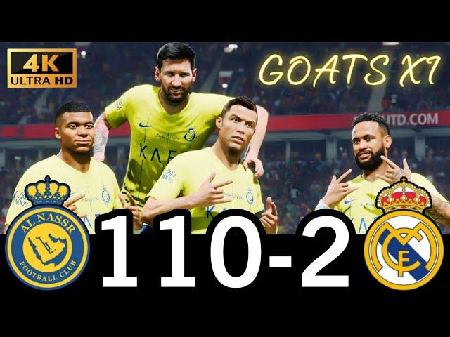 FC 24- MESSI RONALDO NEYMAR & MBAPPE | ALL STARS | AL NASSR 100-1 PSG #fc25