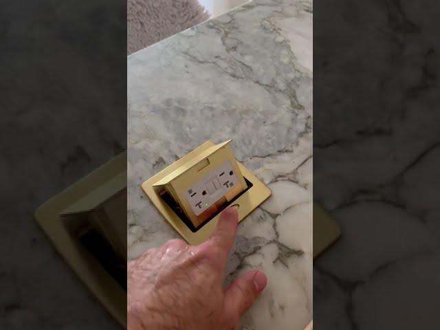 Kitchen Countertop Pop Up GFI Outlet Demo