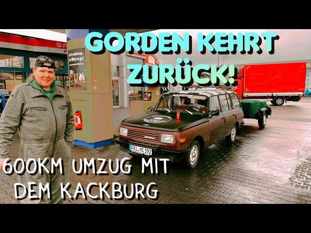 Roadtrip: Nach 200km die erste Panne… 600km im Wartburg 353W (Kackburg) Scheunenfund!