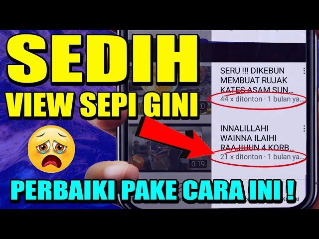 SEGERA PERBAIKI ! CARA MENINGKATKAN VIEWER DAN SUBSCRIBER YOUTUBE AGAR TIDAK SEPI PENONTON