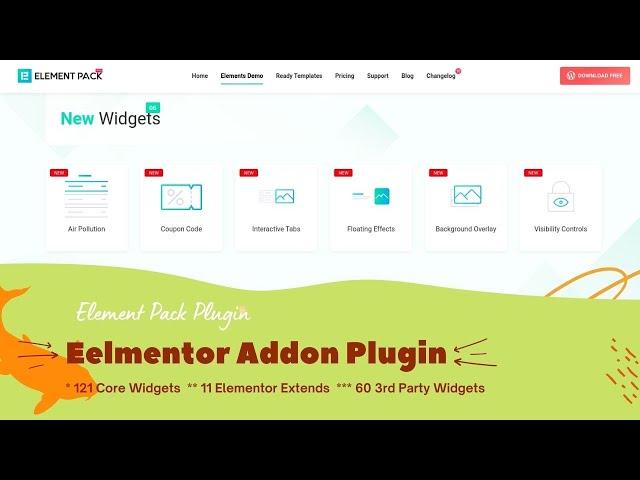 Elementor Addon Widget Pack | Enhance Elementor Features | Element Pack WordPress Plugin