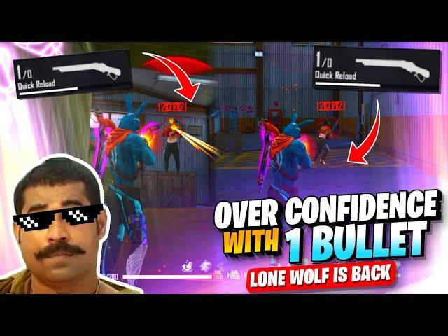 Over Confident with 1 Bullet  What Happened Next??  Garena Free Fire Malayalam | AJ's GamingZone