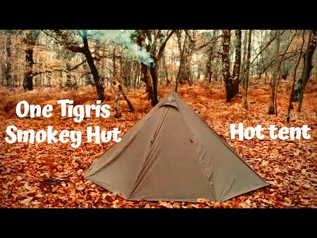 One Tigris Black Orcha Smokey Hut | Hot Tent set up and first impressions |