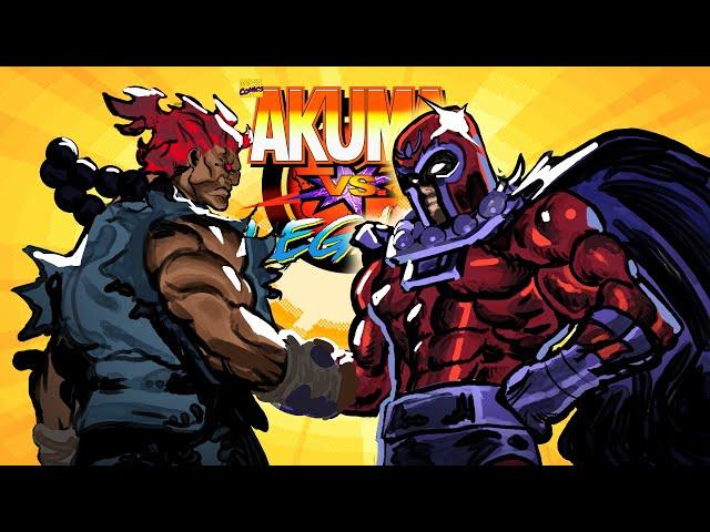 Akuma Becomes MARVELIZED! | X-Men vs SF, Marvel Super Heroes, & Marvel vs Capcom