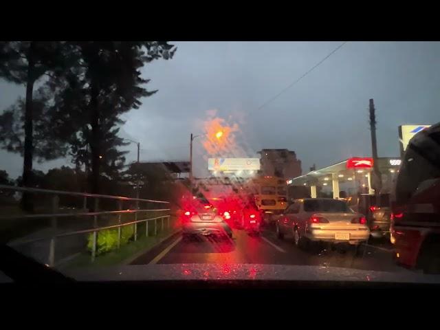 Tarde lluviosa en Ciudad de Guatemala, Tratamos de ir de Zona 15 a Zona 10