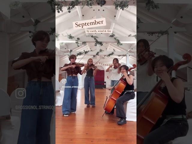 September (Earth Wind and Fire cover) - Rossignol String Quartet