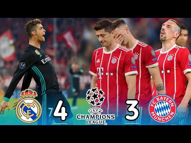 Real Madrid 4-3 Bayern Munich-UCL 2018 Home and away》Extended Highlights Goals