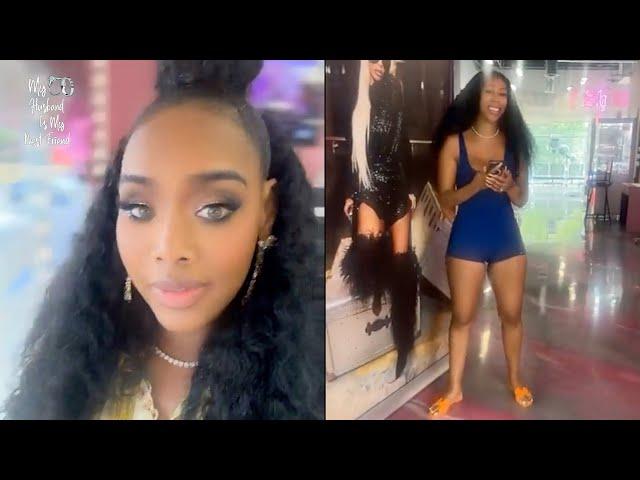 Mendeecees Wife Yandy Stops By Bambi's House Of Shimmer To Buy Her 1st Blonde Wig! ‍️