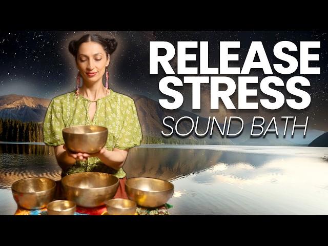 Full Body Healing Frequencies (432hz) | LET GO of Stress | Overthinking & Worries | Binaural Beats