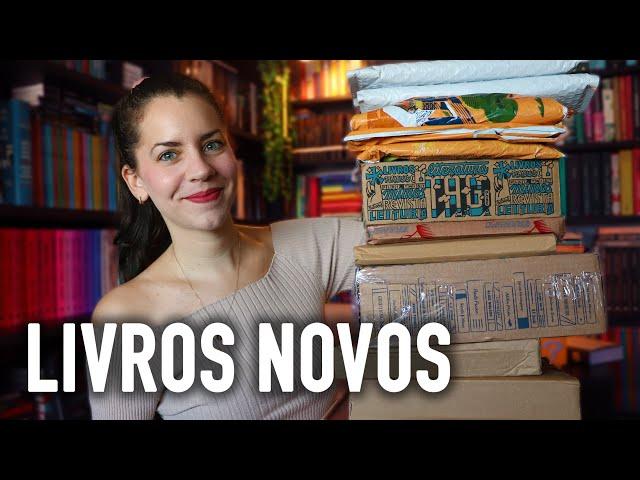 UNBOXING COM OS LIVROS NOVOS DE ABRIL [2024]